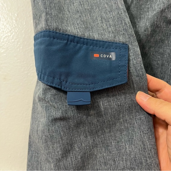 Cova Men Blue Size 34 Swim Trunks Board Shorts Quick Dry Vacation Unlined Surf - Picture 3 of 9